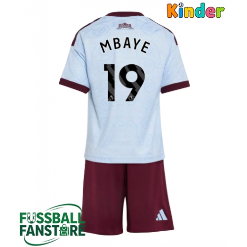 Aston Villa Ibrahim Mbaye #19 Replik 3rd trikot Kinder 2026-27 Kurzarm (+ Kurze Hosen)